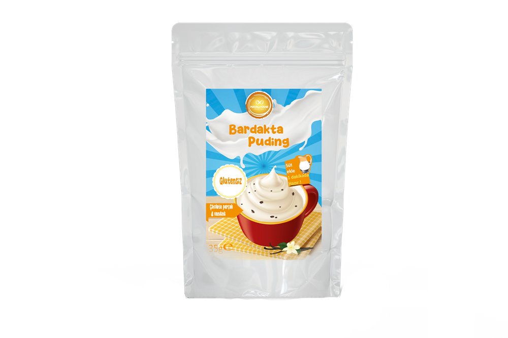 Mayalı Hane Glutensiz Vanilinli&Çikolatalı Bardakta Puding 35 gr