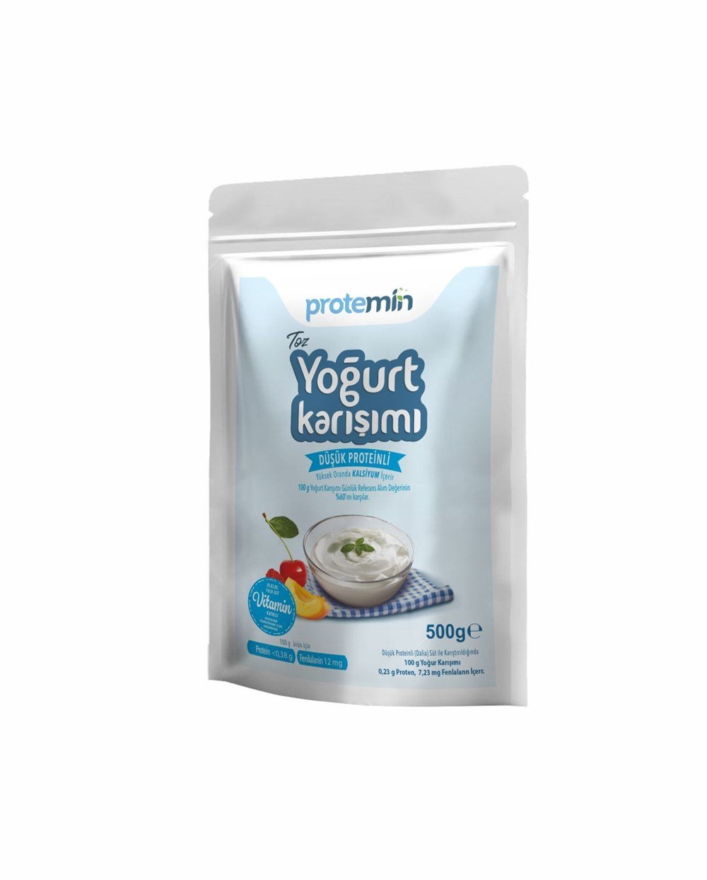 Protemin Düşük Proteinli Toz Yoğurt Karışımı 500 gr