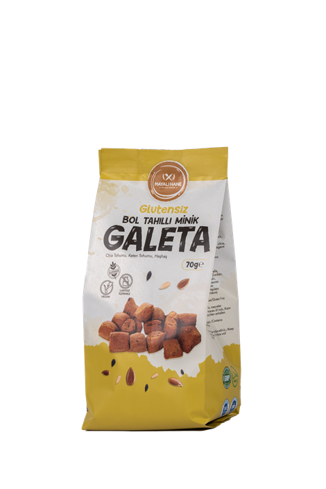 Mayalı Hane Glutensiz Bol Tahıllı Minik Galeta 70 gr