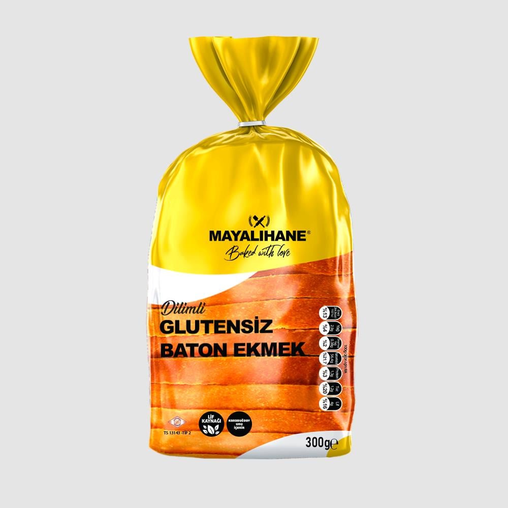 GL KARABUĞDAYLI DİLİMLİ BATON EKMEK 300G