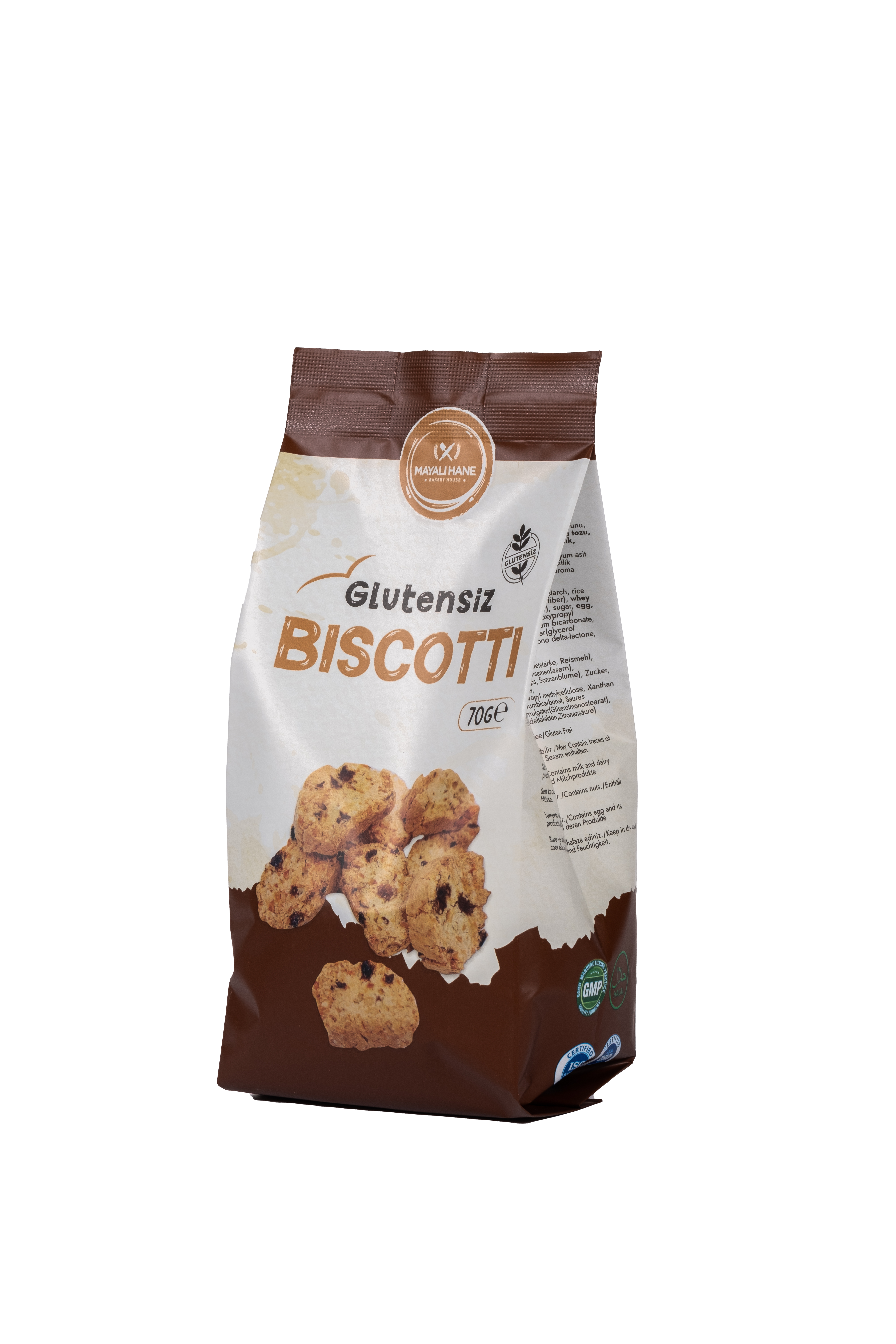 Mayalı Hane Glutensiz Biscotti 70 gr
