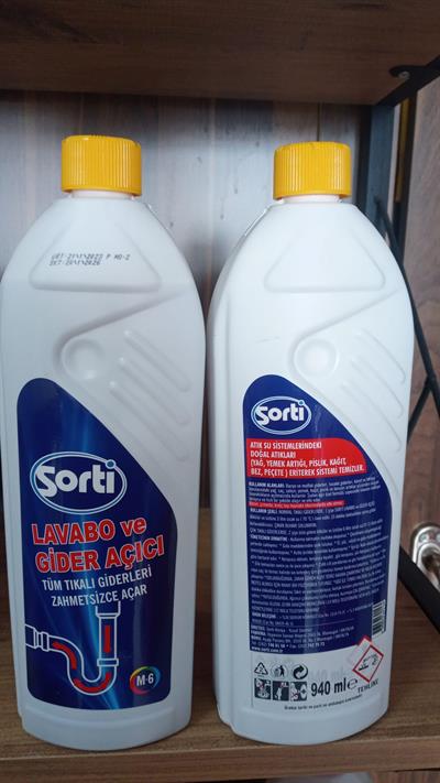 Sorti Jel Lavabo Açıcı 1L 1300gr