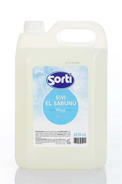 Sorti Sıvı El Sabunu Beyaz 5kg