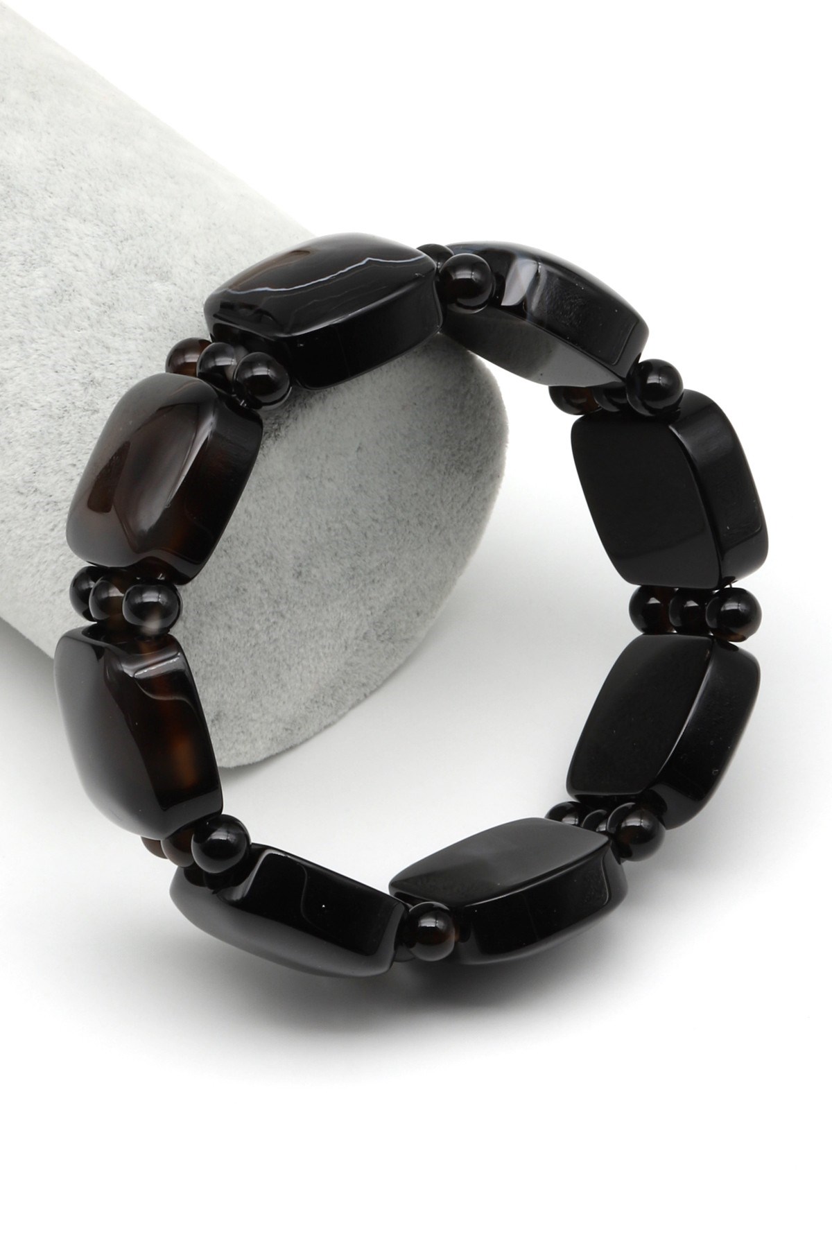 Akik Doğal Taş Bileklik 21 x 22 mm Özel Kesim - BLK-2285