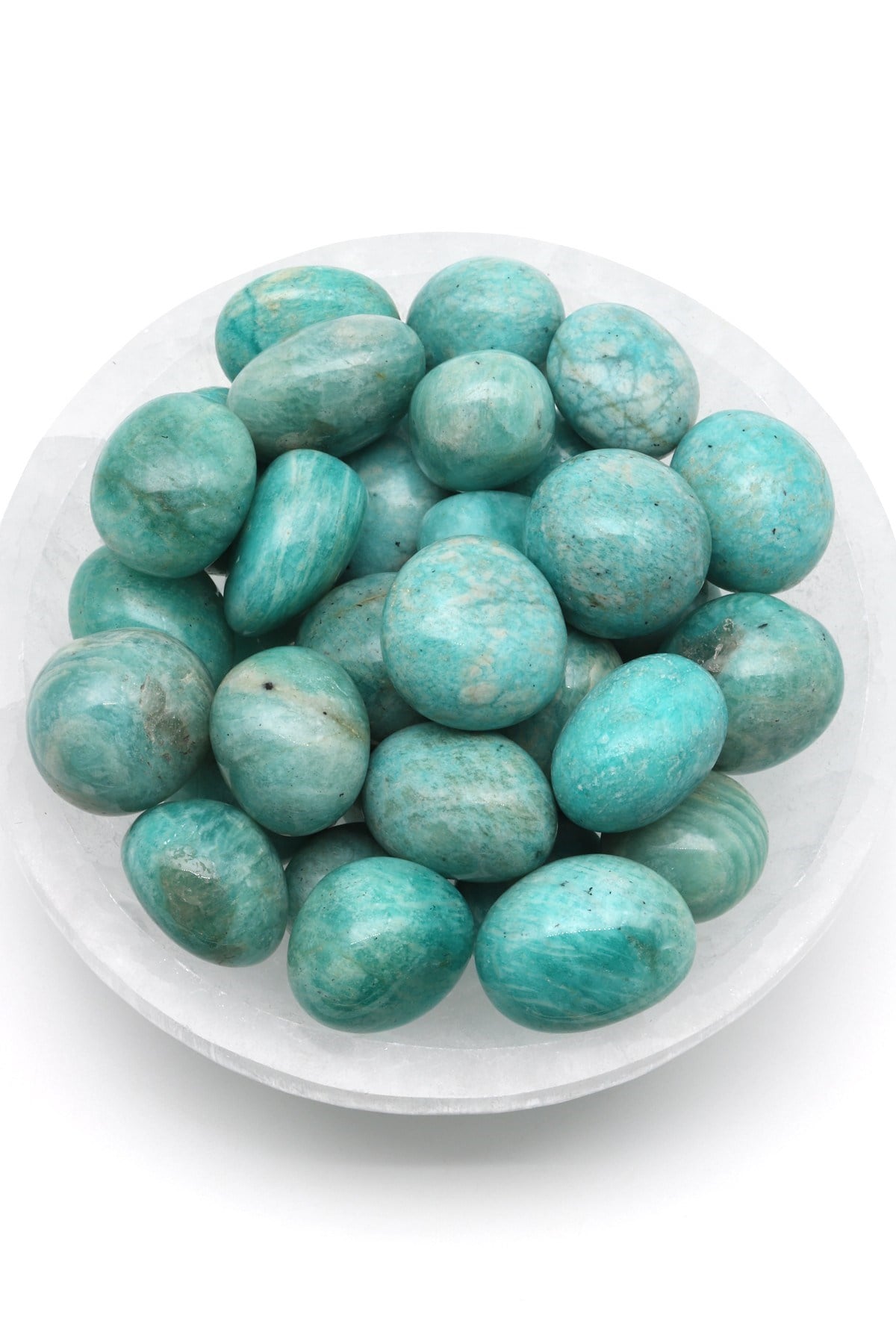 Amazonit Doğal Taş Tamburlanmış Parça - Tımbıl