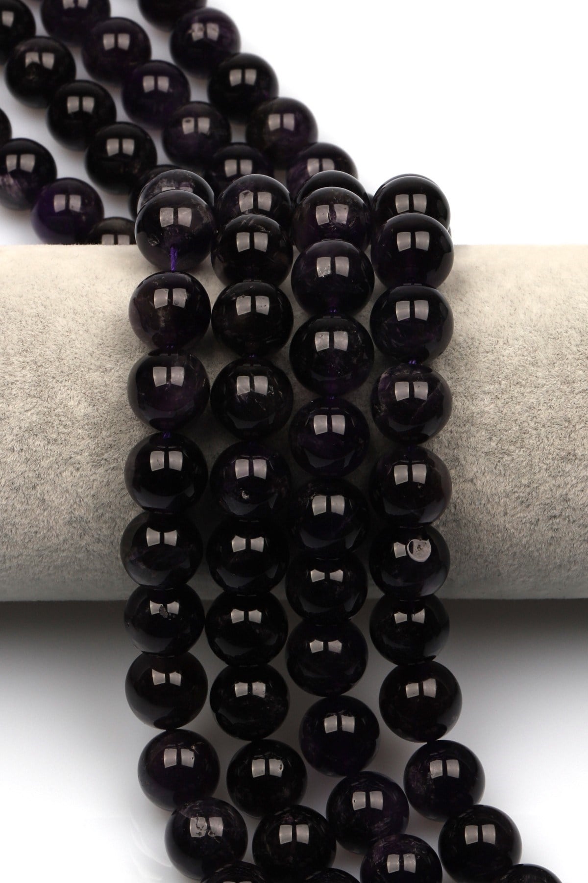 Ametist Doğal Taş Dizi 12 mm Küre Kesim - DZ-0965