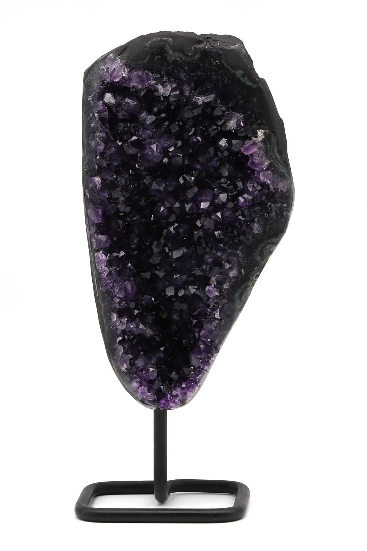 Ametist Doğal Taş Standlı Ham Parça