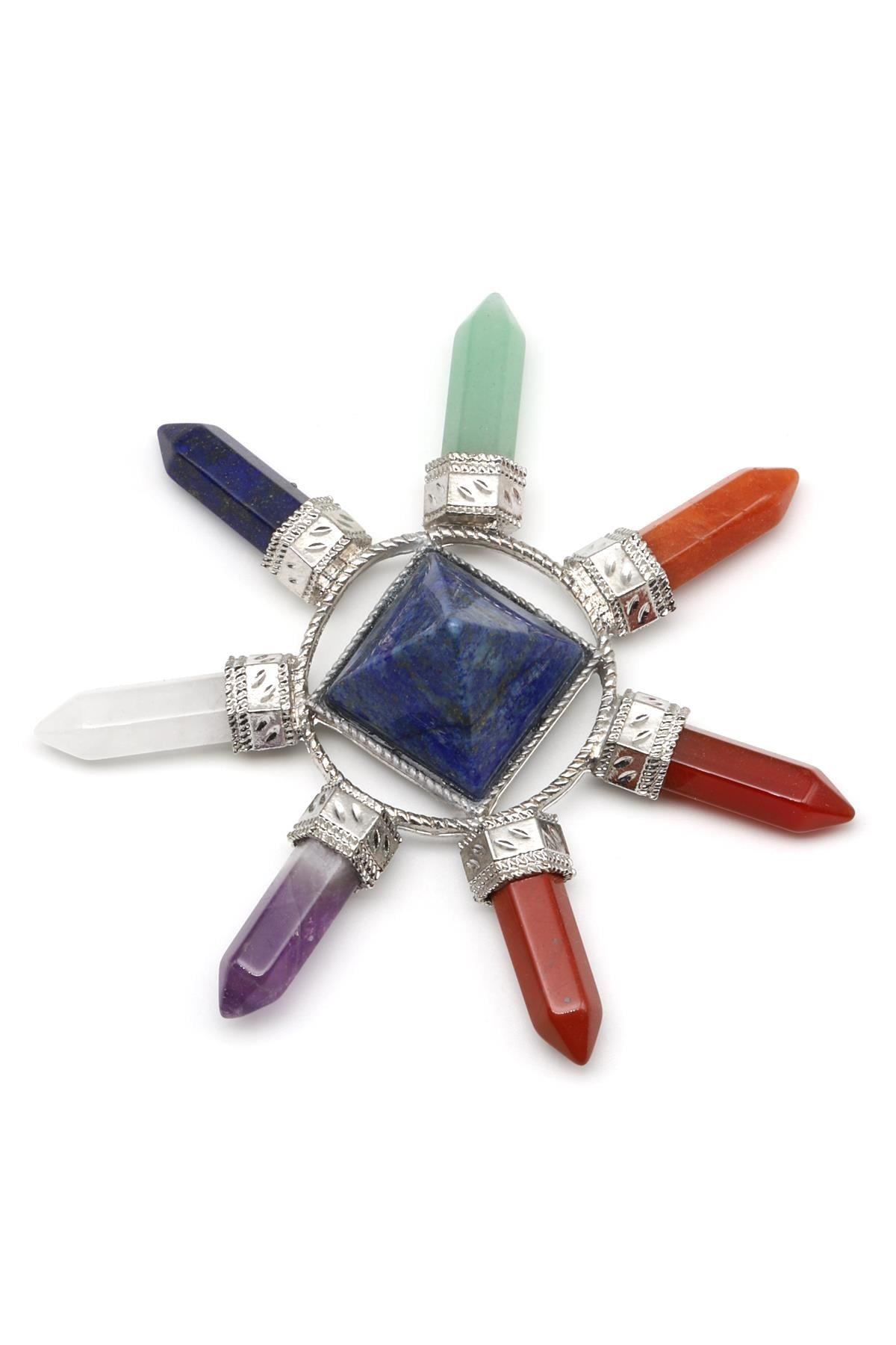 Çakra-Lapis Lazuli Doğal Taş Enerji Jeneratörü