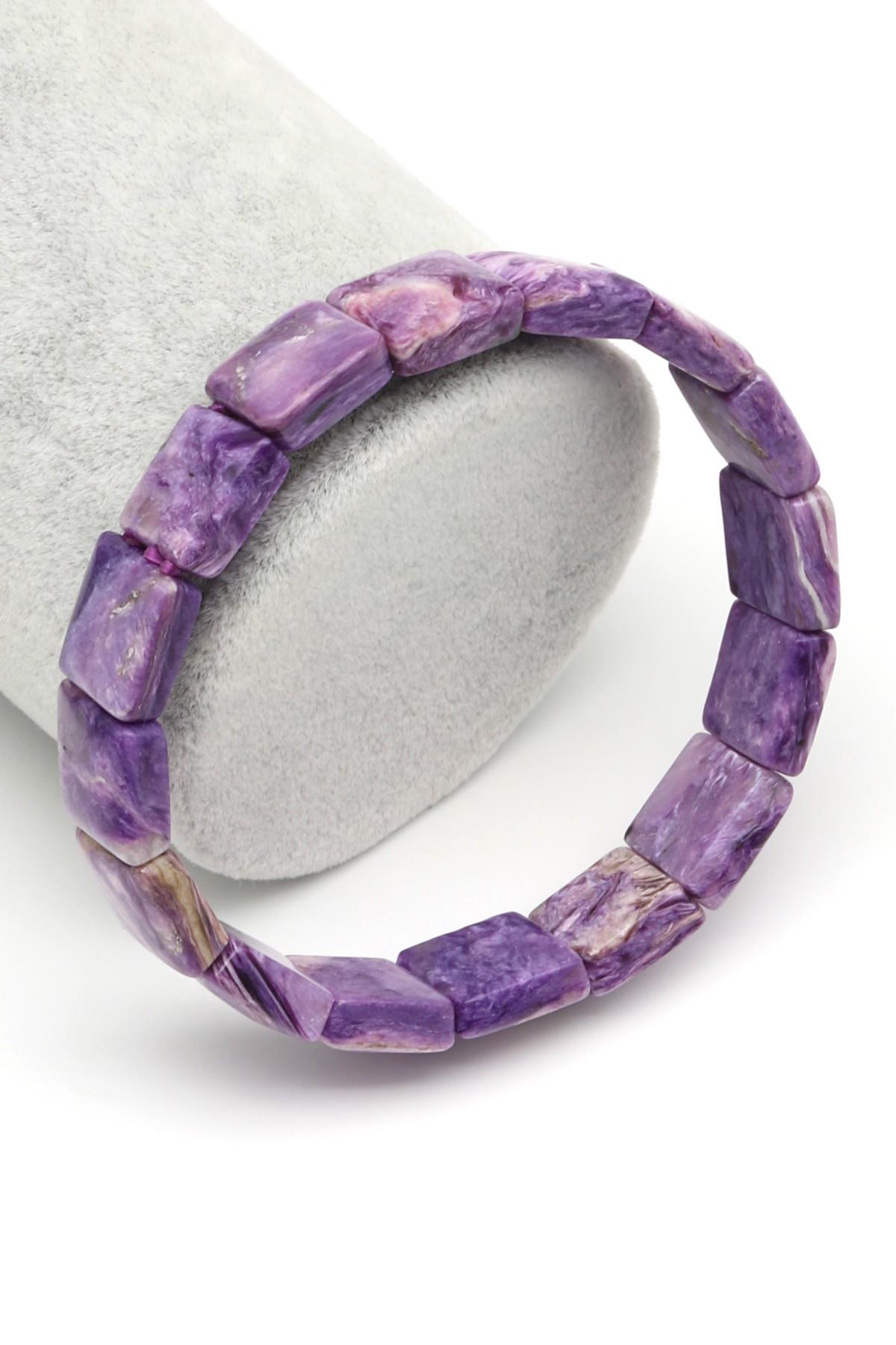 Çeroit Doğal Taş Bileklik 12 x 12 mm Özel Kesim - BLK-2104