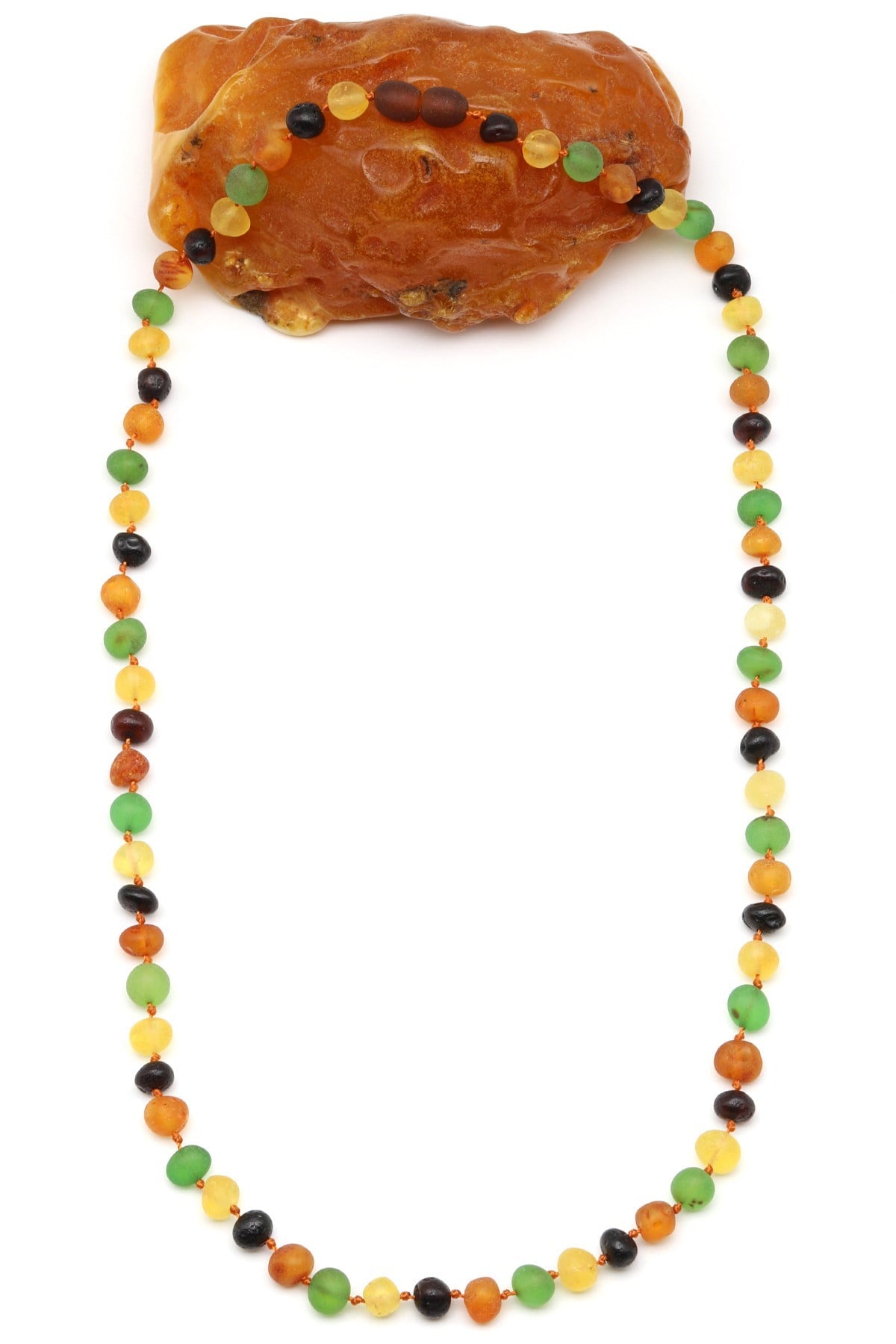 Damla Kehribar Kolye - 50 cm