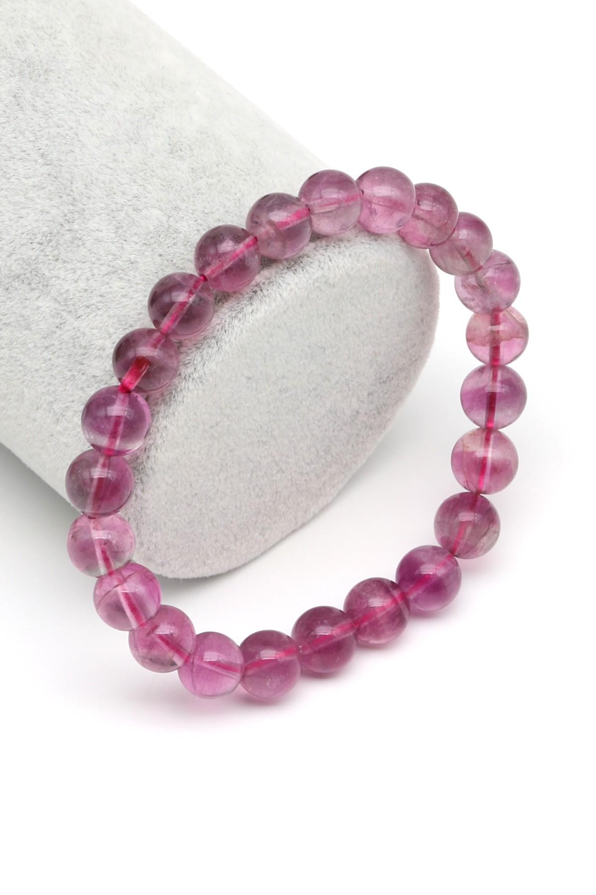 Florit Doğal Taş Bileklik 8 mm Küre Kesim - BLK-2089