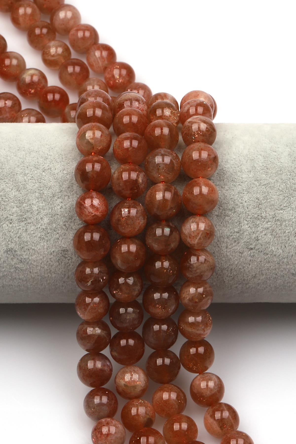 Güneş Taşı Doğal Taş Dizi 10 mm Küre Kesim