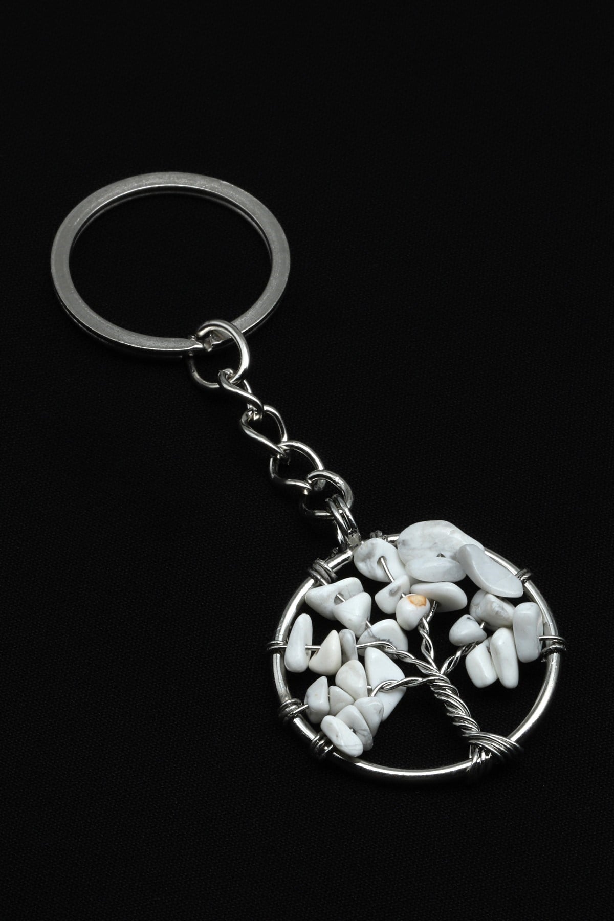 Havlit Doğal Taş Anahtarlık - ANH-0197