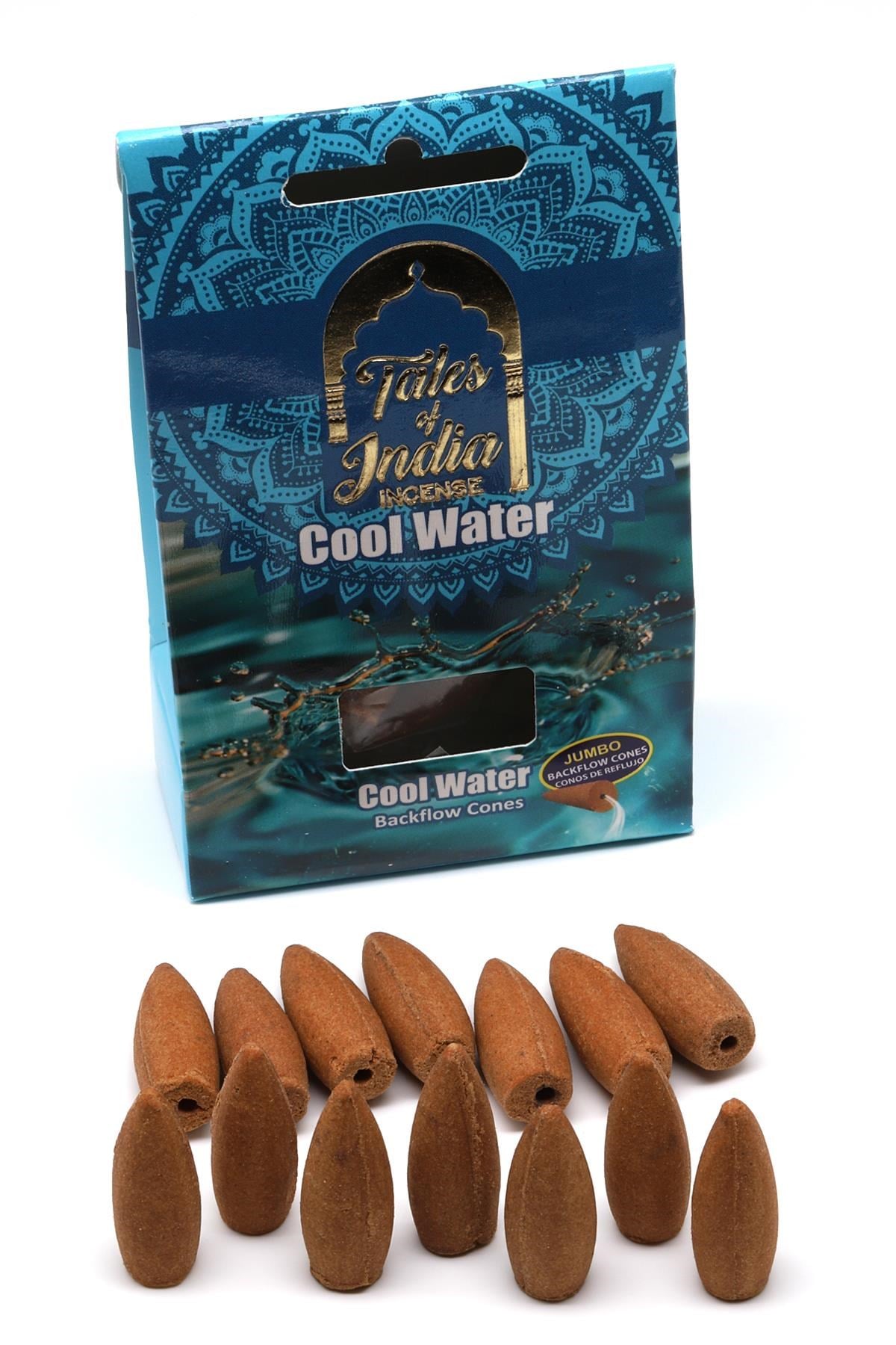 HD Tütsü Cool Water - Okyanus Kokusu 14'lü Koni (Geri Akışlı) Tütsü