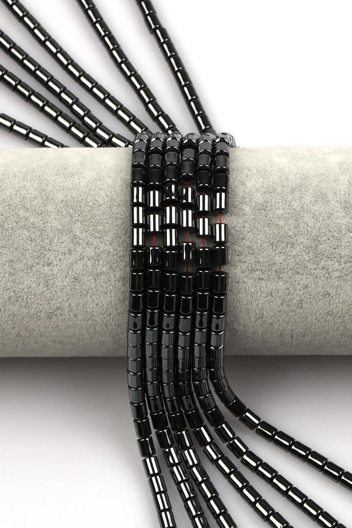 Hematit Dizi 4 x 5 mm Silindir Kesim