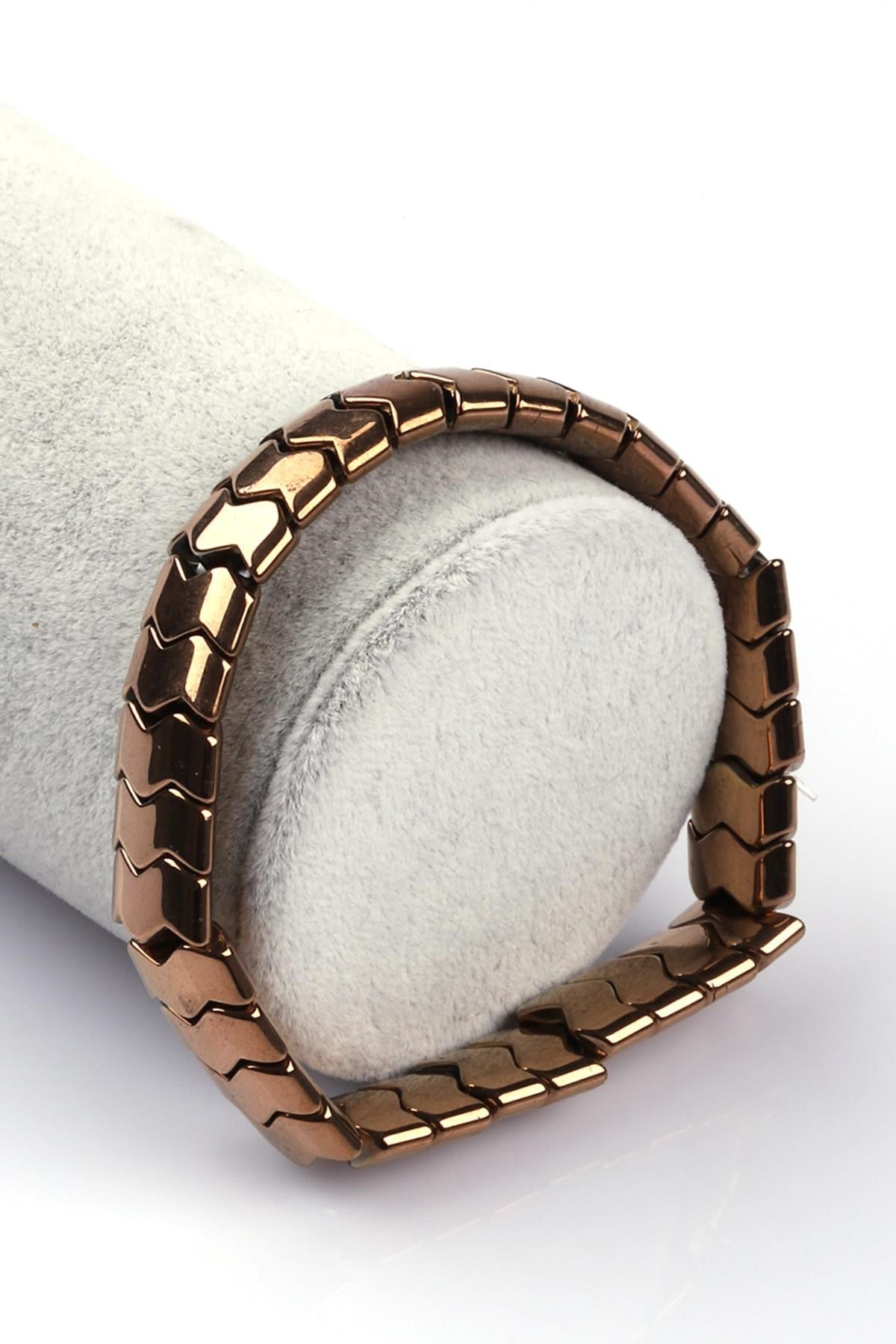 Hematit Doğal Taş Bileklik 6 x 12 mm Özel Kesim