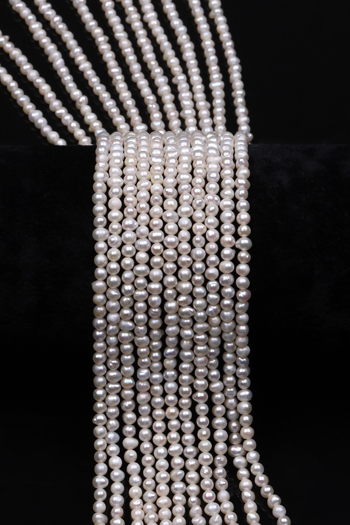 İnci Doğal Taş Dizi 3 x 4 mm Özel Kesim - DZ-0921
