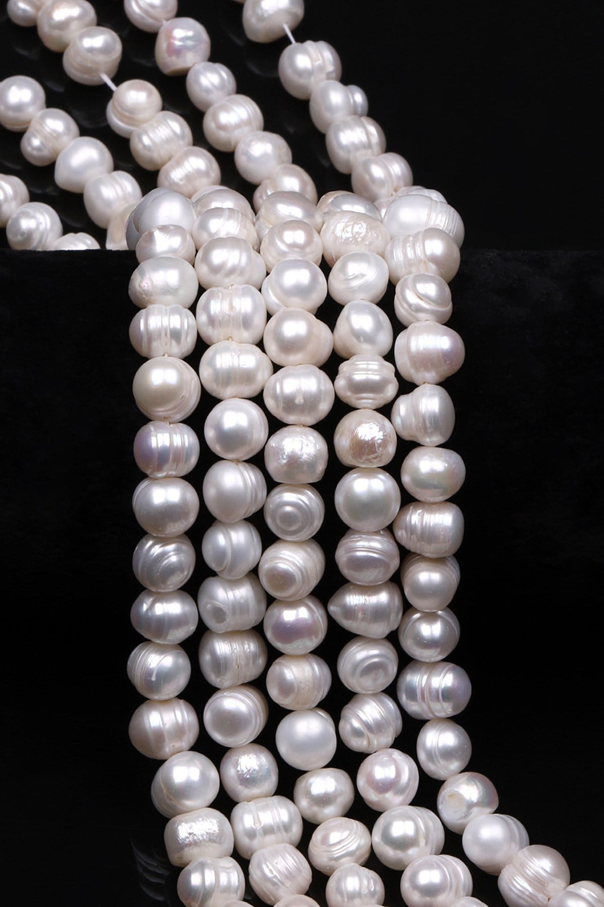 İnci Doğal Taş Dizi 9 x 10 mm Özel Kesim - DZ-0893