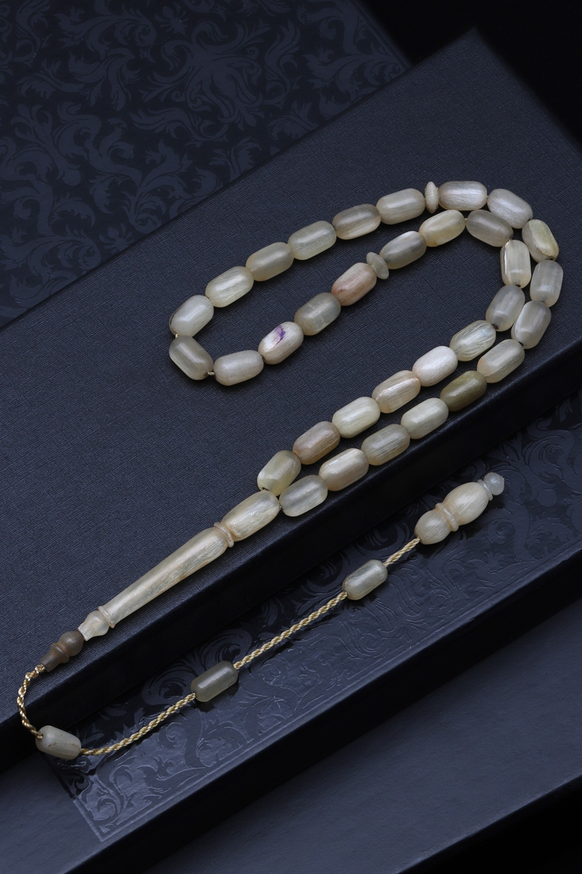 Koç Boynuzu Tesbih 6 x 9 mm Kapsül Kesim - T-1651