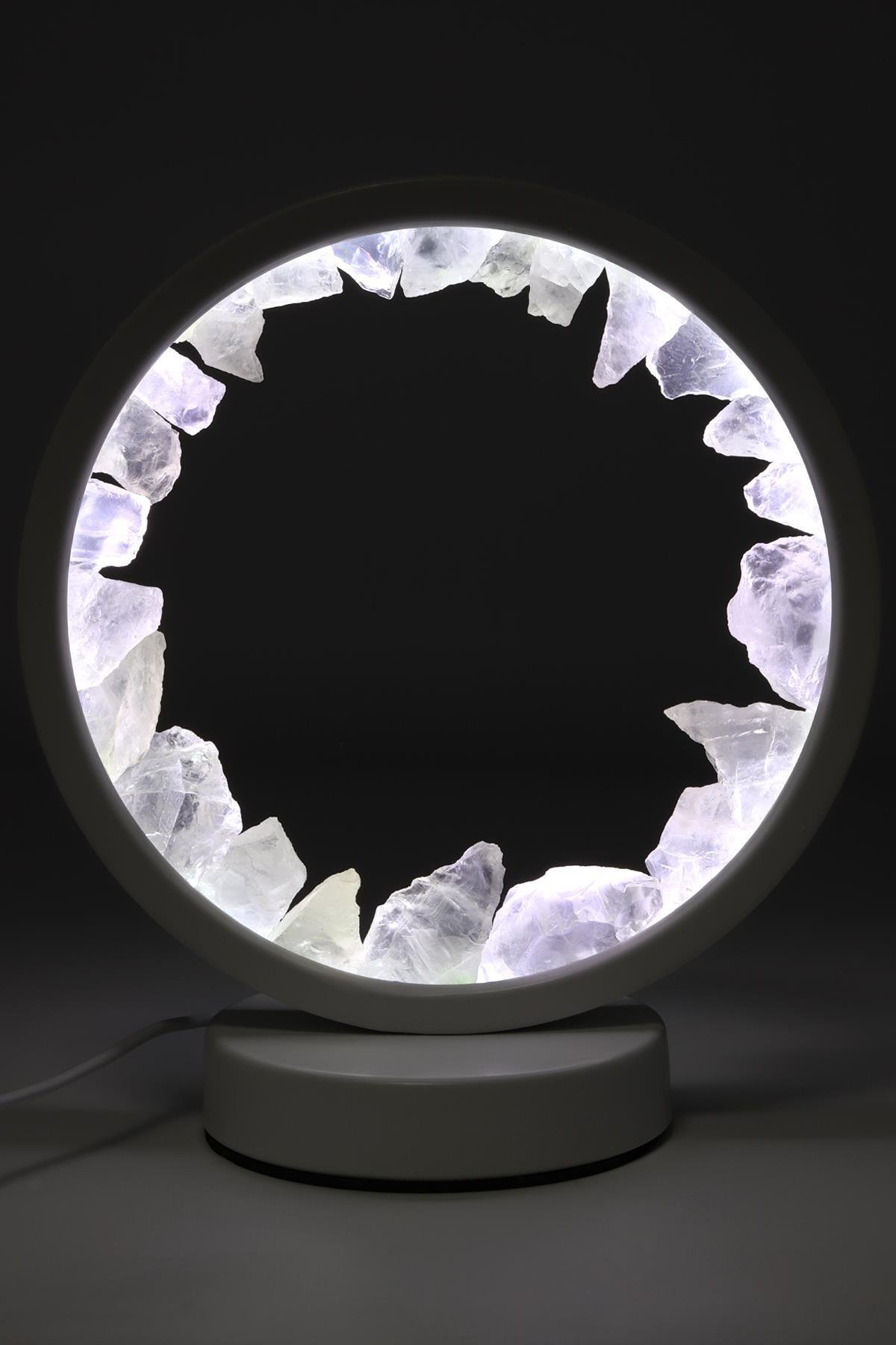 Kristal Kuvars Doğal Taş Lamba