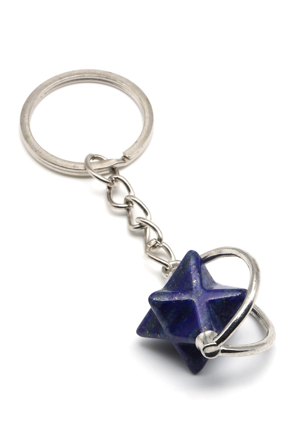 Lapis Lazuli Doğal Taş Anahtarlık - ANH-0145
