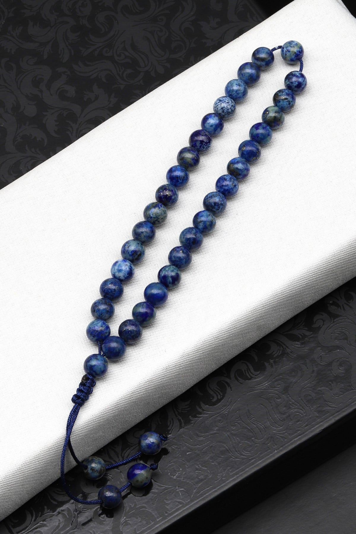 Lapis Lazuli Doğal Taş Bileklik Tesbih 6 mm Küre Kesim TSB-0481