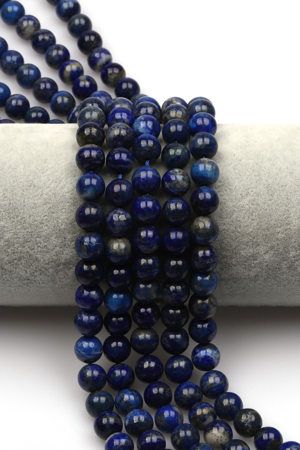 Lapis Lazuli Doğal Taş Dizi 8 mm Küre Kesim