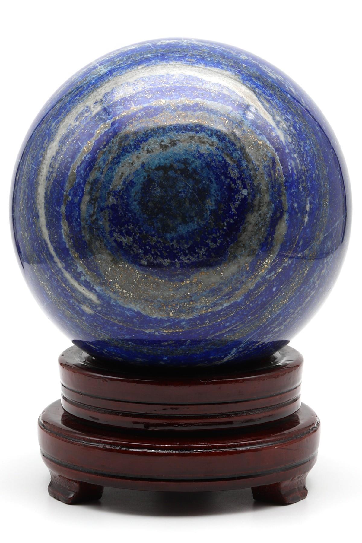 Lapis Lazuli Doğal Taş Standlı Küre - 6705 Gr.