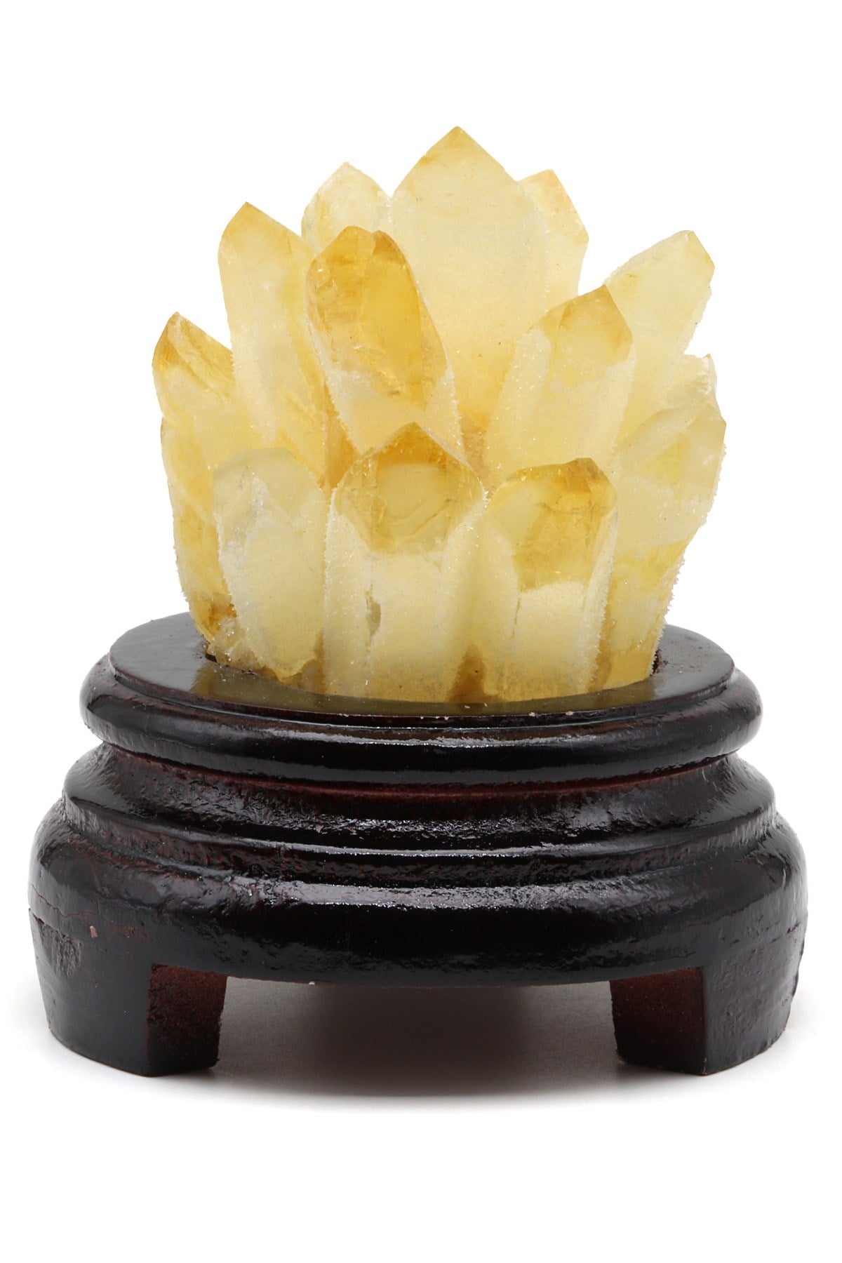 Limon Kuvars Doğal Taş Standlı Parça - DT-2903