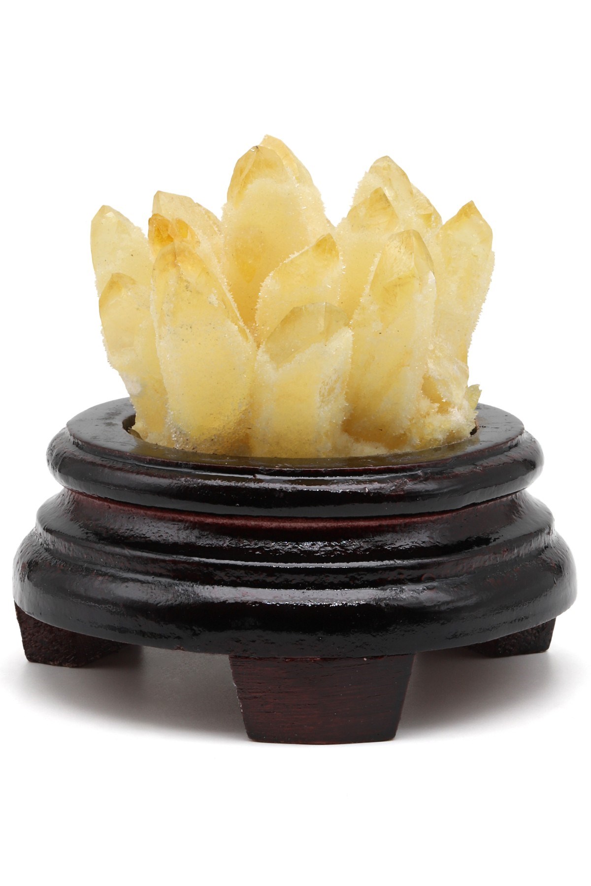 Limon Kuvars Doğal Taş Standlı Parça - DT-2905