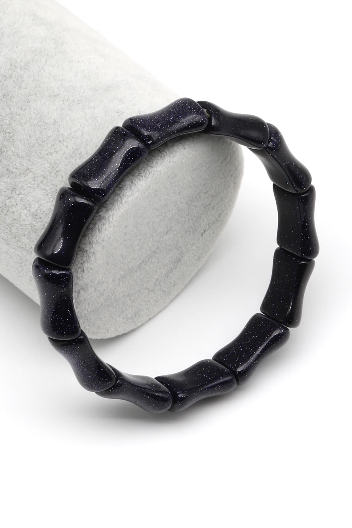 Mavi Yıldız Taşı Bileklik 10 x 16 mm Özel Kesim