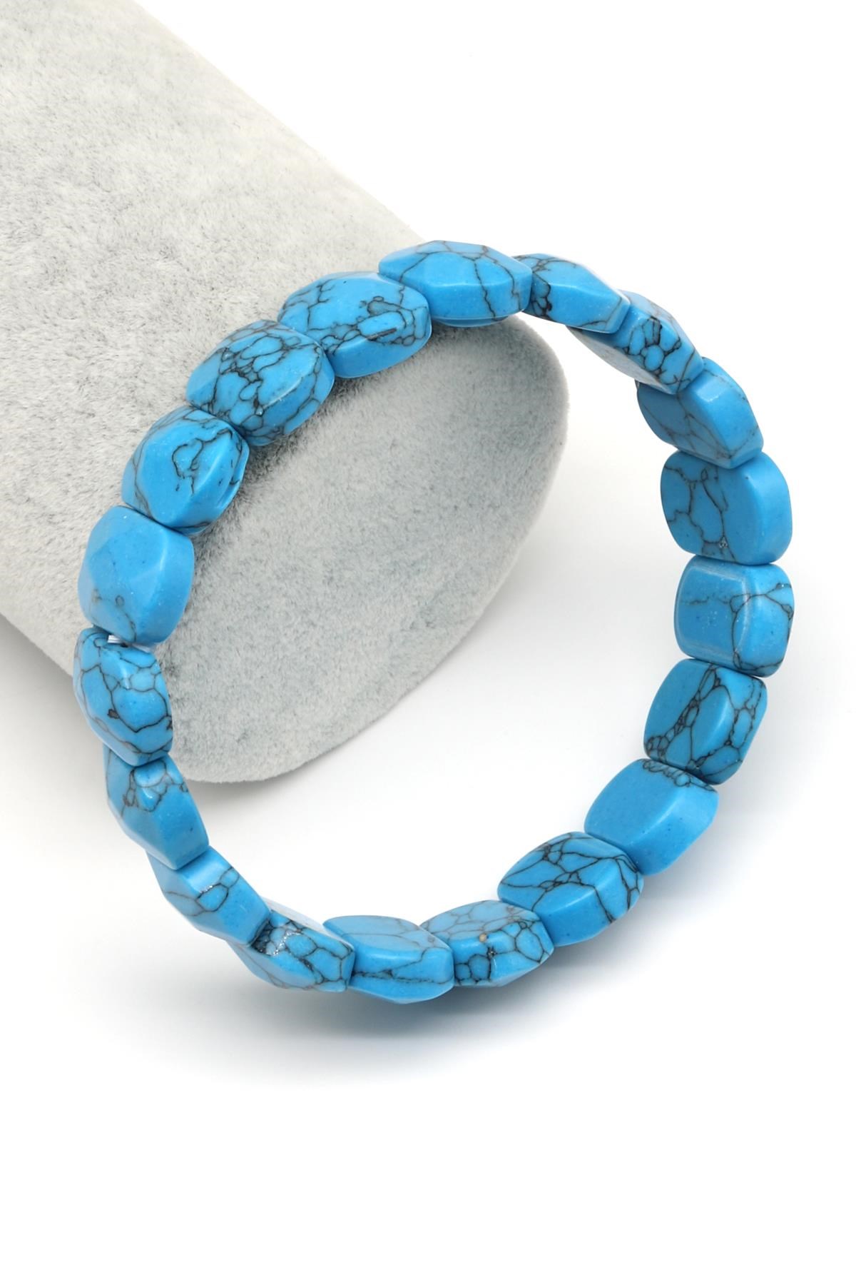 Oryantal Turkuaz Bileklik 10 x 14 mm Özel Kesim
