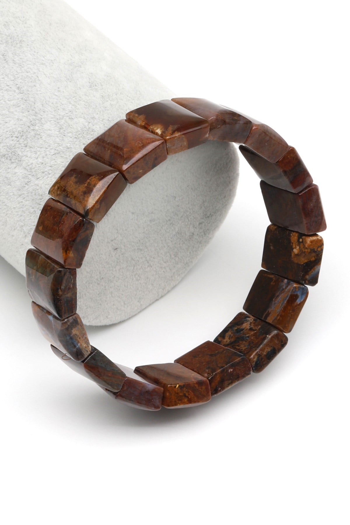 Pietersite Doğal Taş Bileklik 12 x 16 mm Özel Kesim - BLK-2117