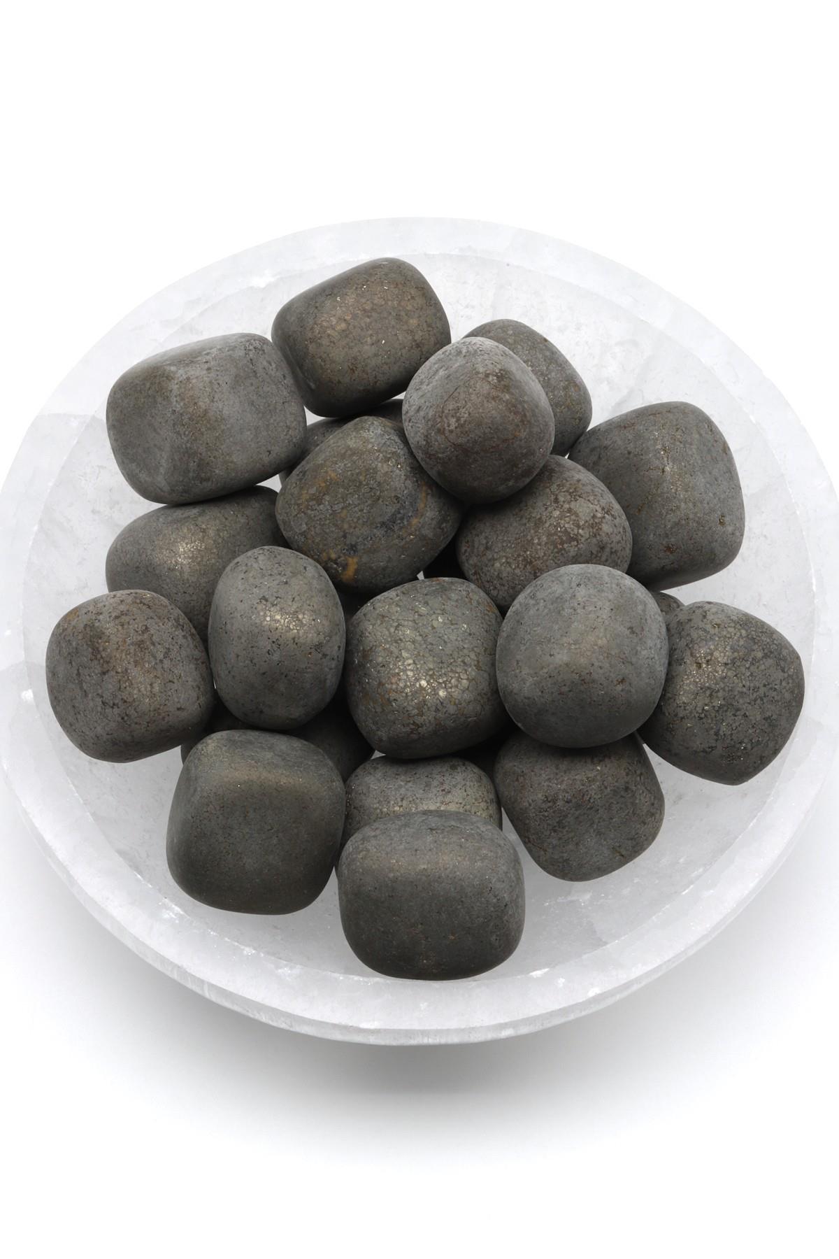 Pirit Doğal Taş Tamburlanmış Parça - Tımbıl