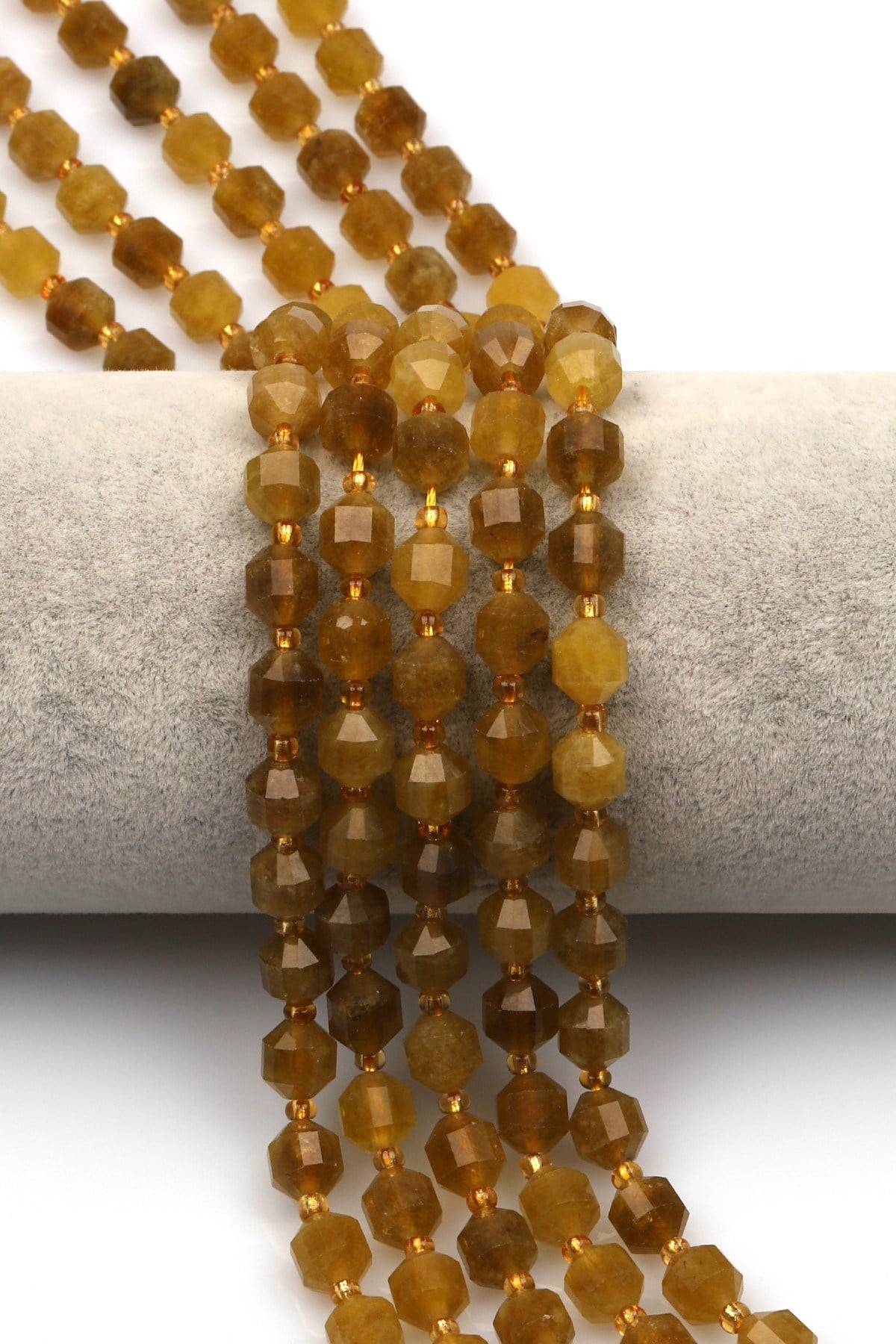 Renkli Kuvars Doğal Taş Dizi 7 x 8 mm Hexagonel Kesim - DZ-1222
