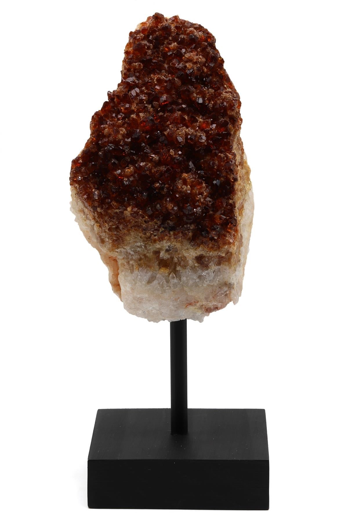 Sitrin Doğal Taş Standlı Ham Parça