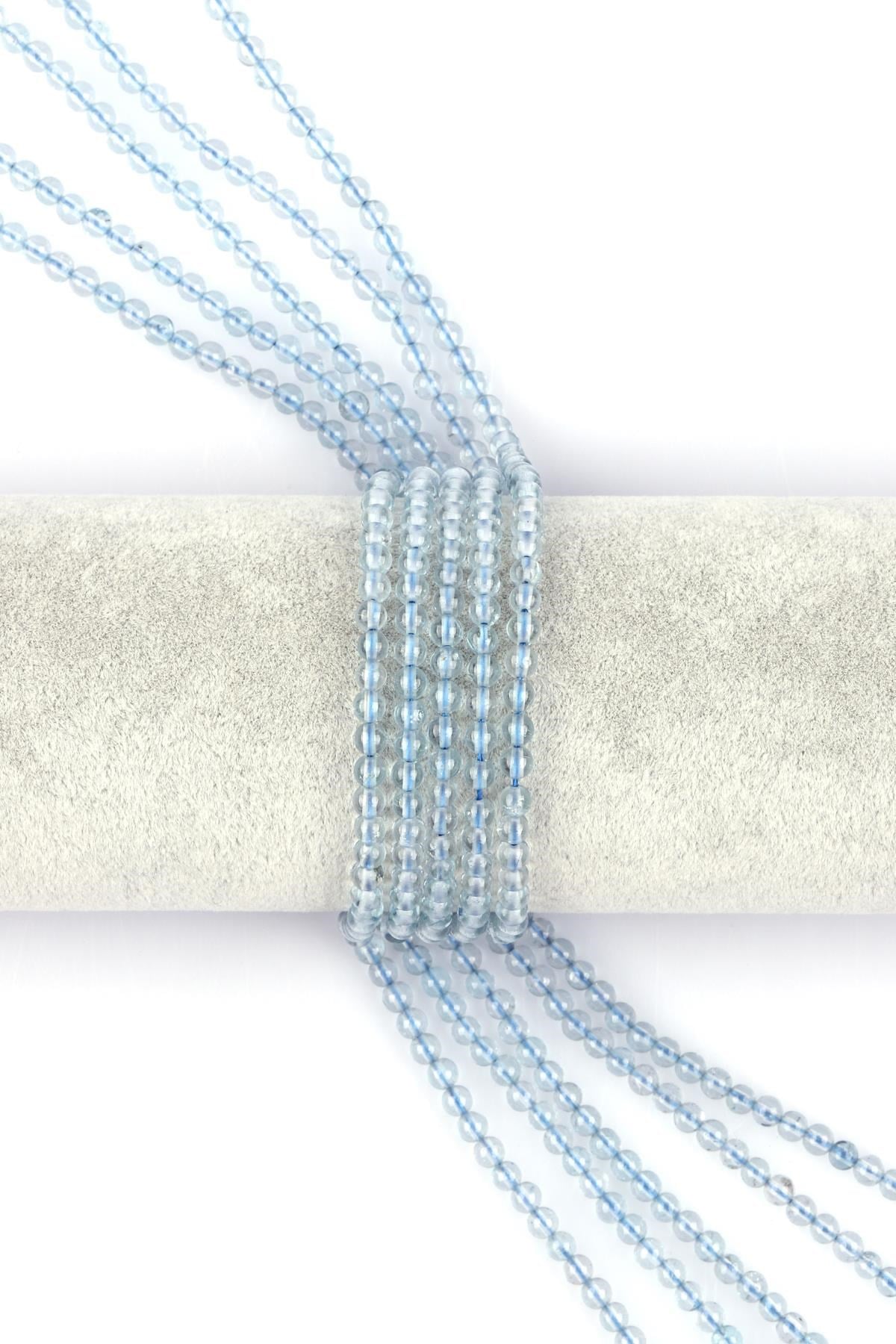 Topaz Doğal Taş Dizi 4 mm Küre Kesim
