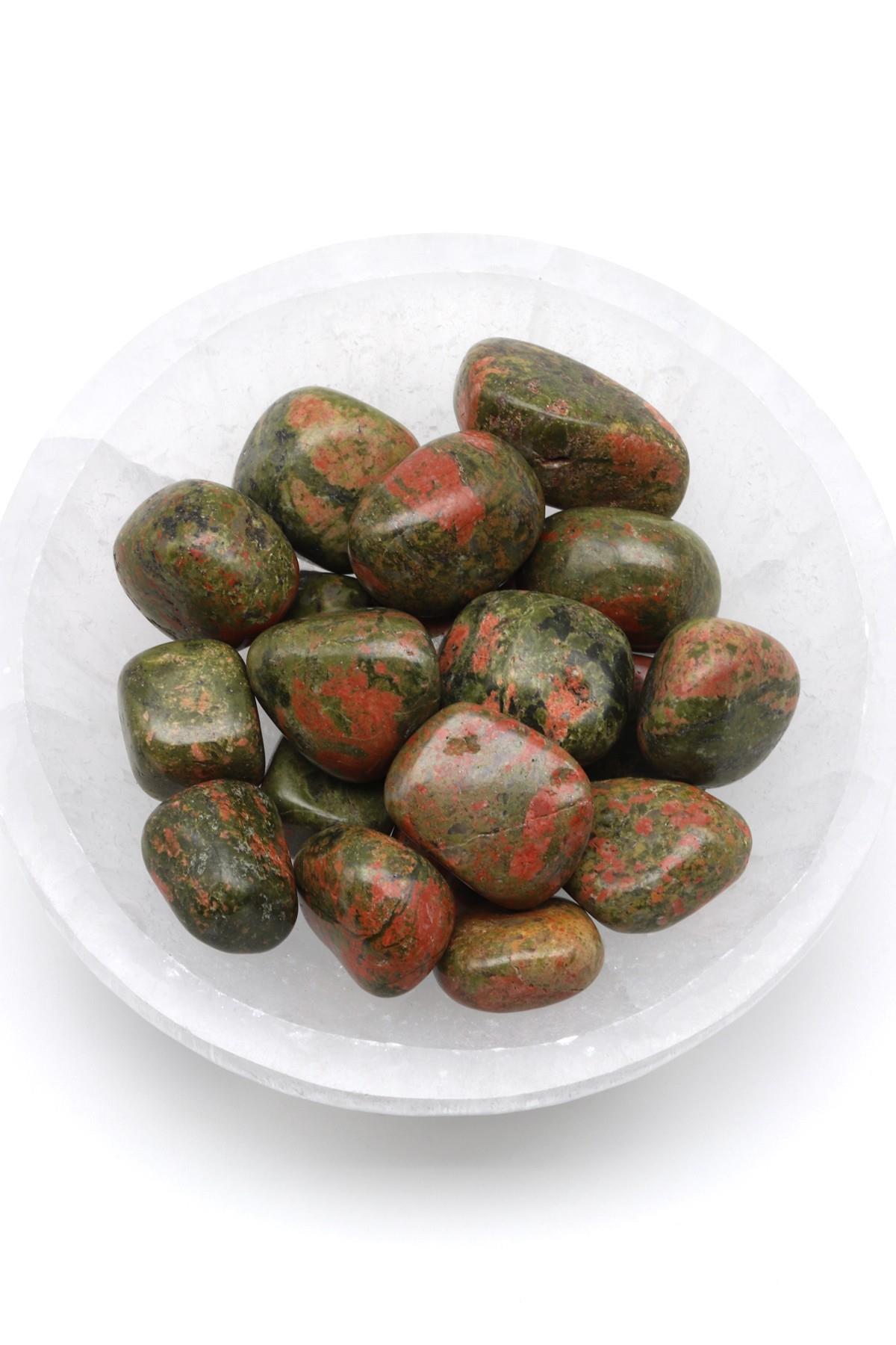 Unakit Doğal Taş Tamburlanmış Parça - Tımbıl