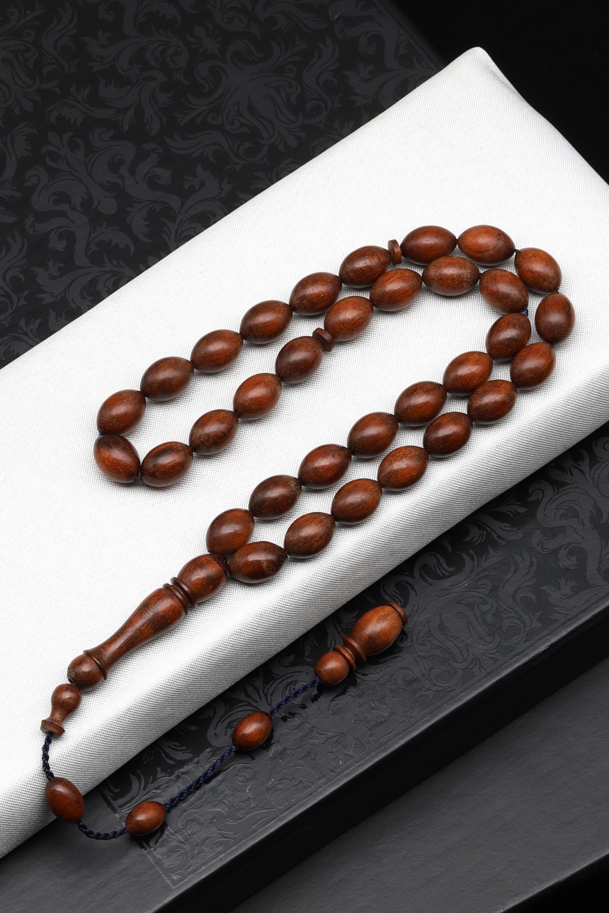 Yılan Ağacı Tesbih 7 x 11 mm Beyzi Kesim - T-1858