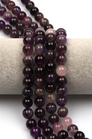 Ametist Doğal Taş Dizi 10 mm Küre Kesim - DZ-1098
