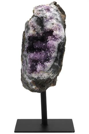Ametist Doğal Taş Standlı Ham Parça - 1347 Gr.