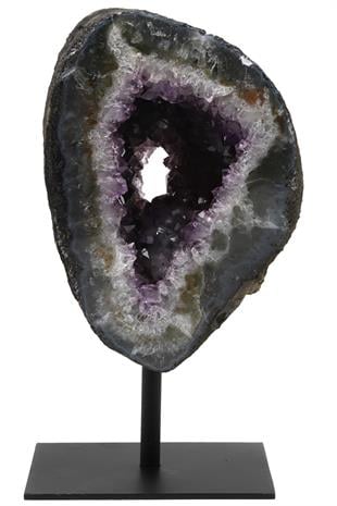 Ametist Doğal Taş Standlı Ham Parça - 2179 Gr.