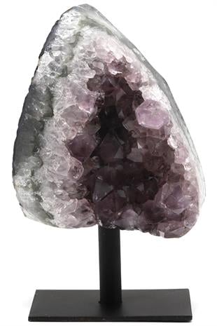 Ametist Doğal Taş Standlı Ham Parça - 630 Gr.