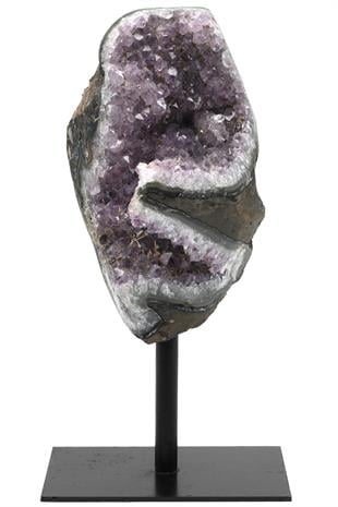 Ametist Doğal Taş Standlı Ham Parça - 830 Gr.