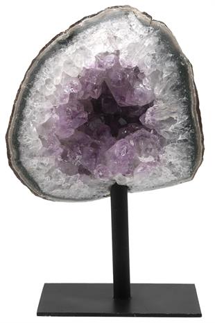 Ametist Doğal Taş Standlı Ham Parça - 835 Gr.