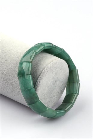 Aventurin Doğal Taş Bileklik 14 x 15 mm Özel Kesim