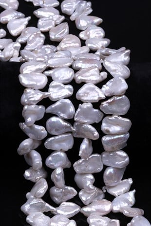 Barok İnci Doğal Taş Dizi 12 x 18 mm Özel Kesim - DZ-1415