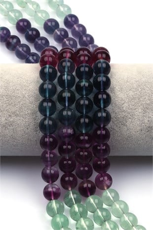 Florit Doğal Taş Dizi 10 mm Küre Kesim - DZ-1448