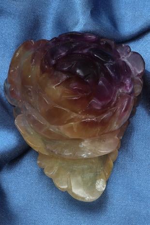 Florit Doğal Taş Şekilli Ham Parça - 485 Gr.