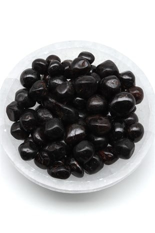 Garnet Doğal Taş Tamburlanmış Parça - Tımbıl